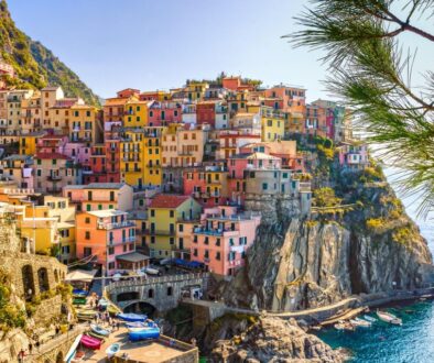 houses cliff sea italy 4093227